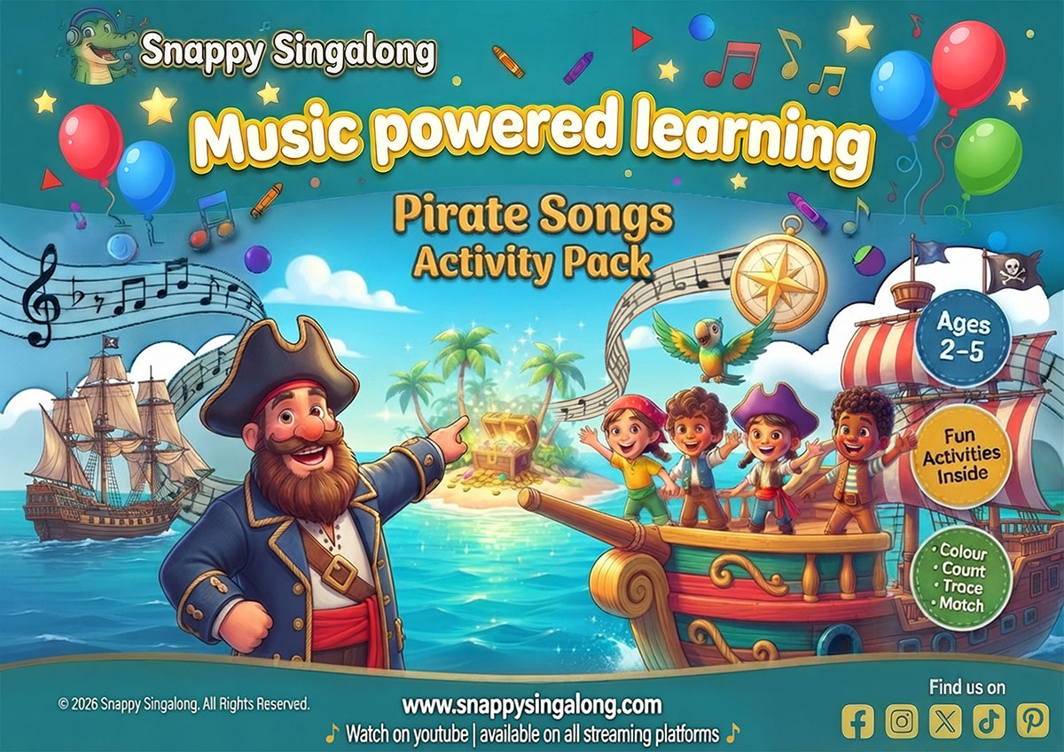 Snappy Singalong activity pack Pirate Songs